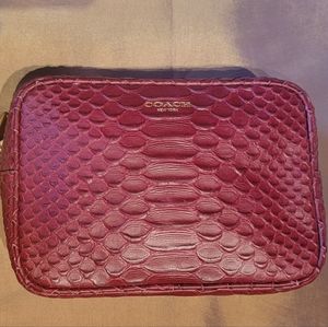 Coach extra large wristlet bag